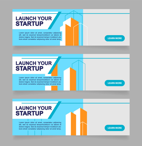 启动想法发展网页横幅设计模板图片下载
