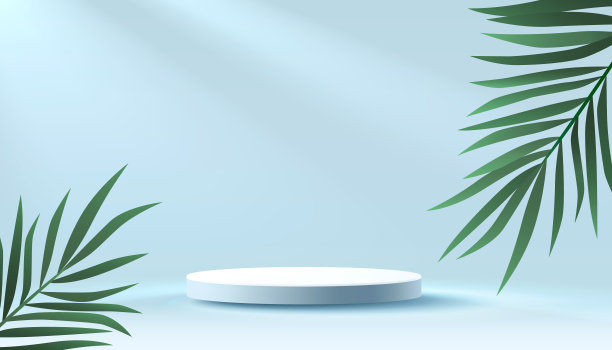 舞台舞台灯光，舞台舞台场景与奖项，装饰元素背景。向量图片下载