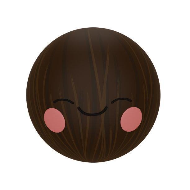 可爱的多香果卡通风格。3 d渲染插图。图片下载