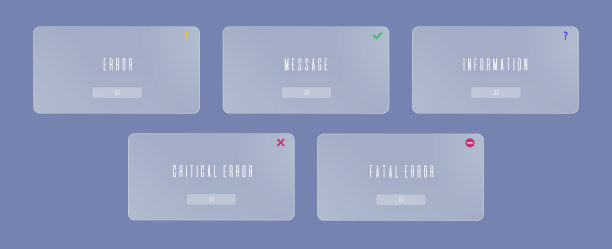 玻璃对话框。磨砂玻璃的系统信息和错误信息弹出图片下载