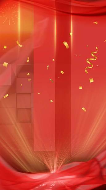 红色喜报简约大气手机海报图片下载