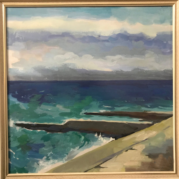 壮丽的海景画图片下载