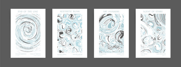 蜡笔抽象最小的模板设计艺术与印刷海报，传单，小册子或封面。绘制空间和优雅形状的海报。图片下载