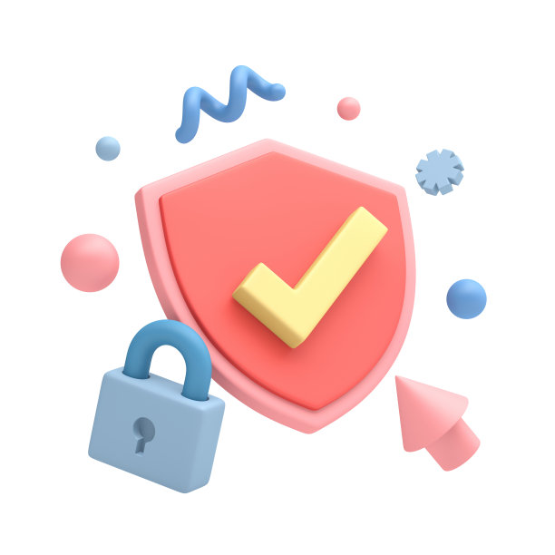 检查标记盾，安全概念图片下载