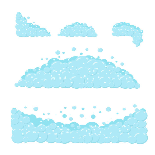 卡通肥皂泡沫元素图片下载