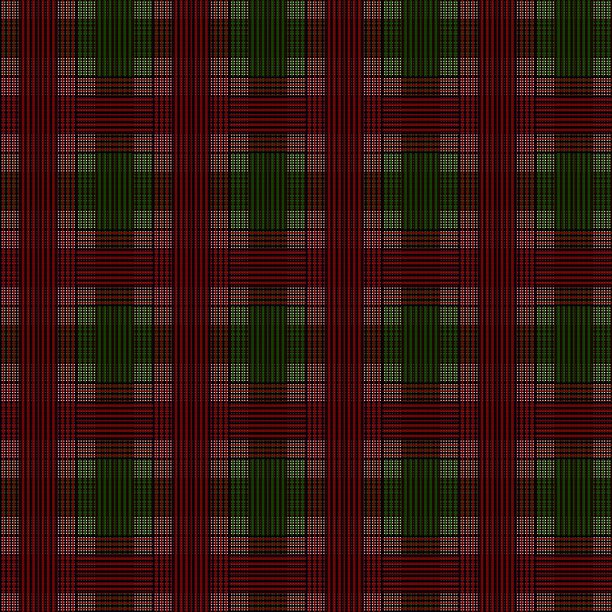 无缝图案红绿黑圣诞格子呢格子图案。乡村圣诞插图背景。木材装饰风格法兰绒织物纹理织物。图片下载