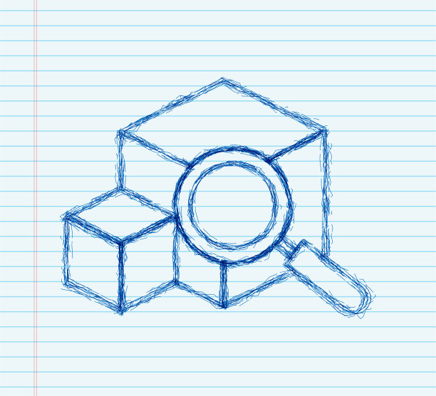 包裹跟踪网站。草图图标。在线包跟踪。现代概念。矢量插图。图片下载