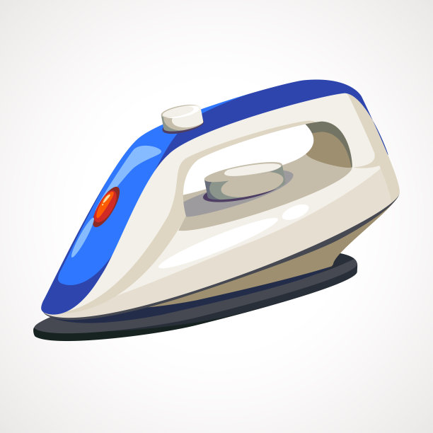 铁的插图。设计图标与卡通风格图片下载