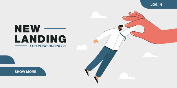 巨大的手牵手的小人平矢量插图图片下载