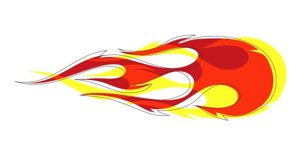 老派红色火焰背景元素图片下载