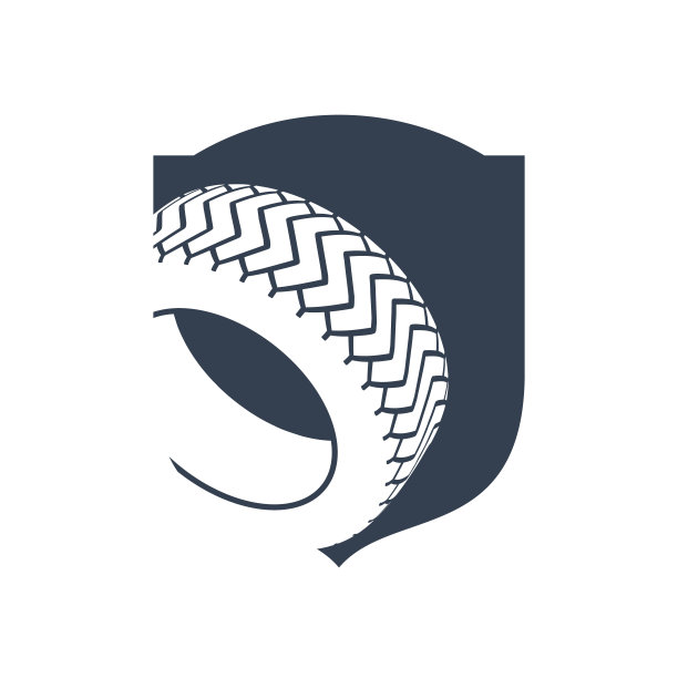 轮胎公司或轮胎店矢量标识设计。图片下载