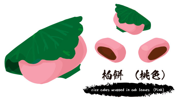 柏饼插画素材：2.5D彩色等距食物剪贴画图片下载