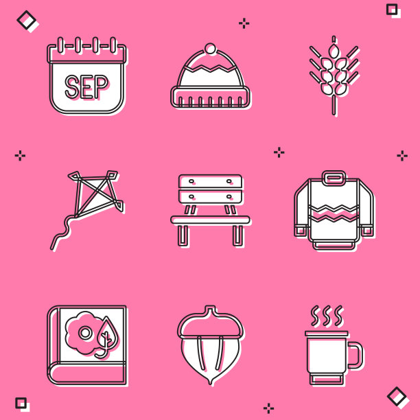 历定九月秋冬麦帽图片下载