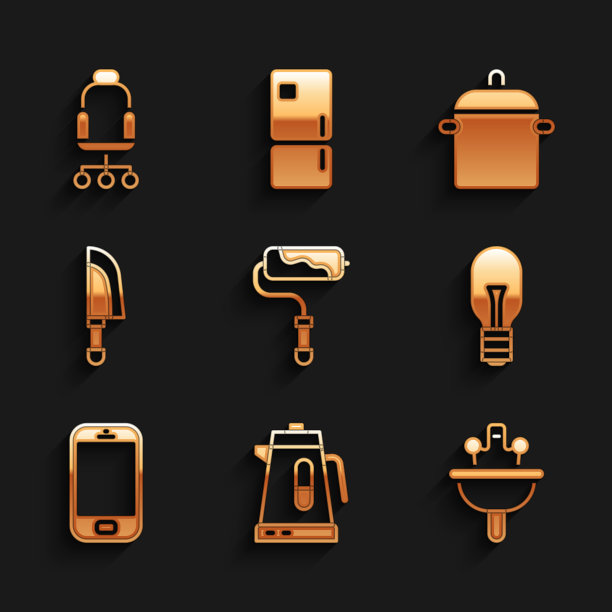 设置漆辊刷电水壶洗脸盆图片下载