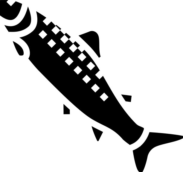 Smolt鲑鱼字形图标图片下载