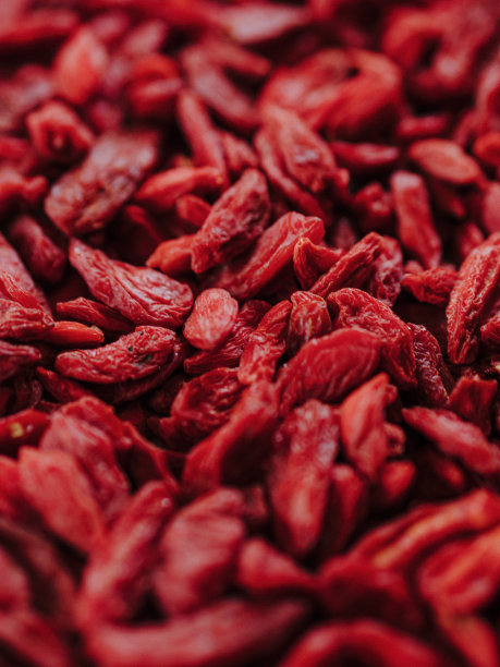 枸杞浆果干近全帧背景图片下载