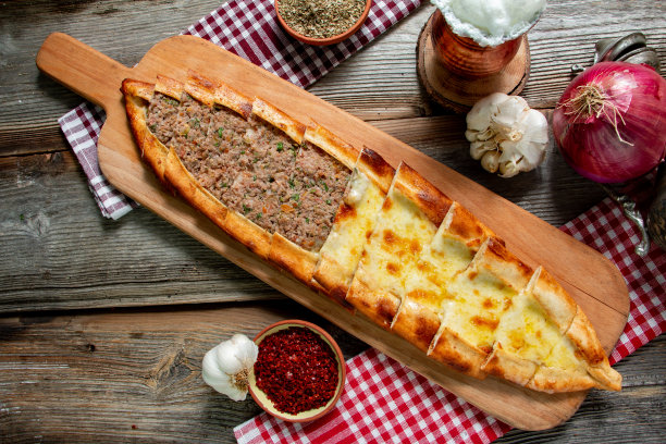 肉末皮塔饼，奶酪皮塔饼，黑海皮塔饼，烤皮塔饼，圆皮塔饼。图片下载