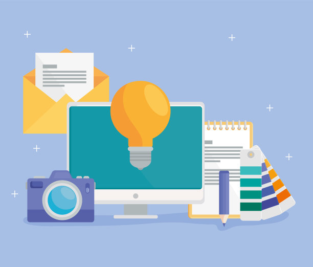 海报与设计师的工具图片下载