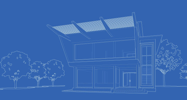 图纸中的建筑图纸图片下载