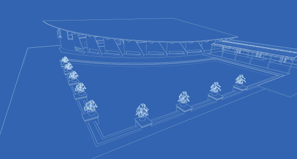 图纸中的建筑图纸图片下载