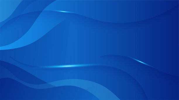 透明波浪浅蓝色彩色抽象设计旗帜图片下载