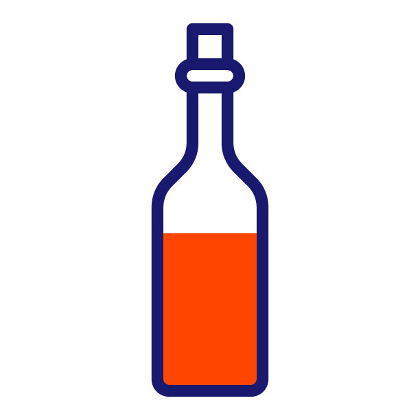 酒瓶线图标图片下载