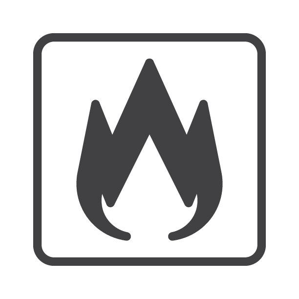 易燃，包装标志矢量图标图片下载