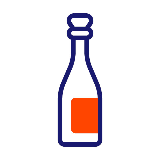 酒庄酒精饮品线条图标图片下载