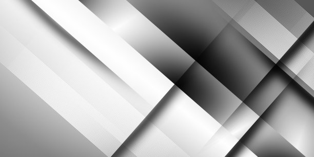 抽象的白色和灰色现代几何背景壁纸。浅灰色运动银色线设计背景图片下载