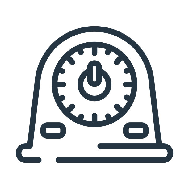 厨房计时器细线图标。定时器，时间线性图标从面包房概念孤立的轮廓标志。矢量插图符号元素的网页设计和应用程序。图片下载