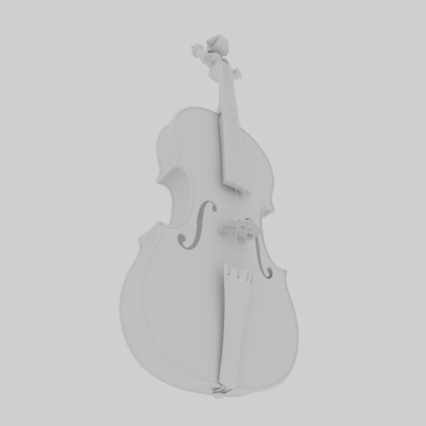 白色的小提琴图片下载