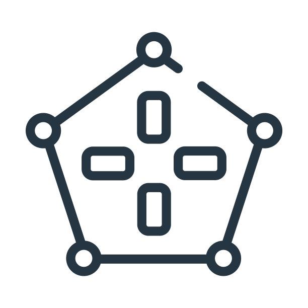 约束细线图标。业务，集成线性图标从几何图形概念孤立轮廓符号。矢量插图符号元素的网页设计和应用程序。图片下载