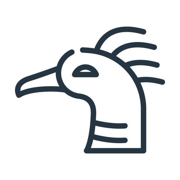 凤凰细线图标。鸟，纹身线性图标从童话概念孤立的轮廓标志。矢量插图符号元素的网页设计和应用程序。图片下载