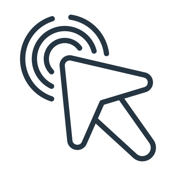 光标箭头细线图标。光标，指针线性图标从用户界面概念孤立的轮廓符号。矢量插图符号元素的网页设计和应用程序。图片下载