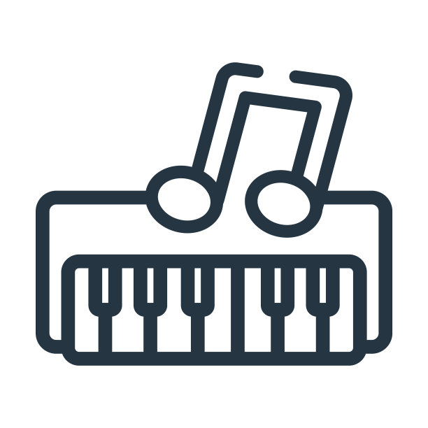 古典音乐细线图标。音乐，钢琴线性图标从音乐概念孤立的轮廓符号。矢量插图符号元素的网页设计和应用程序。图片下载