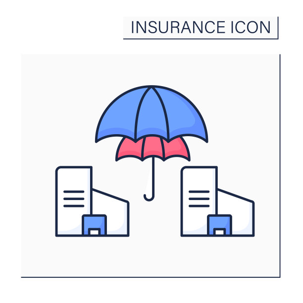 再保险彩色图标图片下载