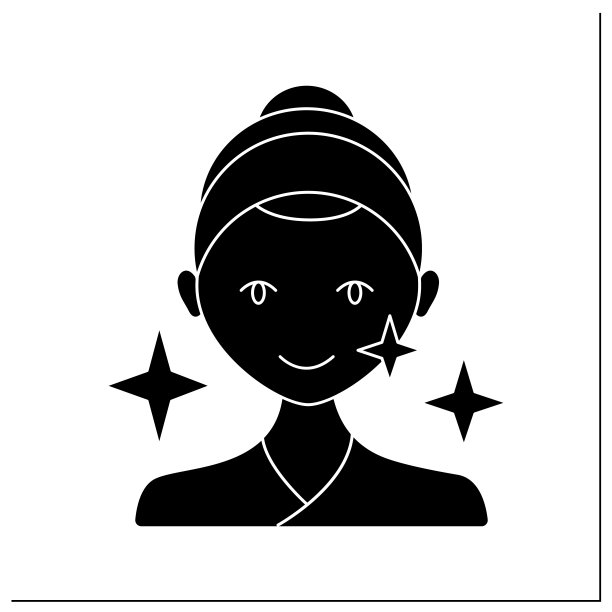 美容字形图标图片下载