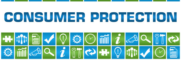 消费者保护绿蓝盒子网格商业符号图片下载