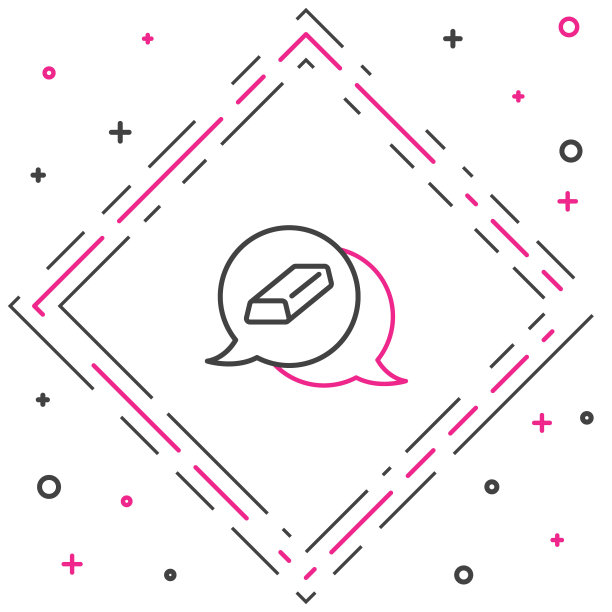 线金条图标孤立在白色背景上。银行业务的概念。色彩斑斓的轮廓的概念。向量图片下载