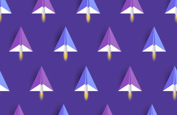 纸飞机的模式。图片下载