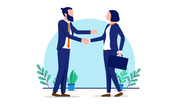 商人和商人正在握手图片下载