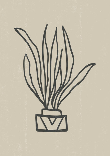 世纪中期的日落印刷波西米亚极简主义印刷墙壁艺术图片下载