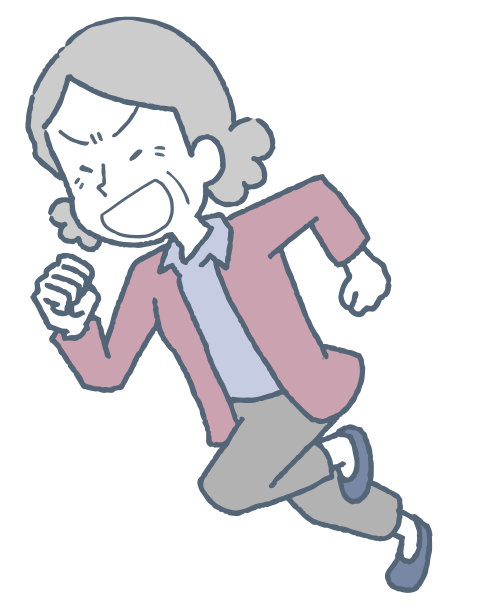 老妇人跑步图片下载