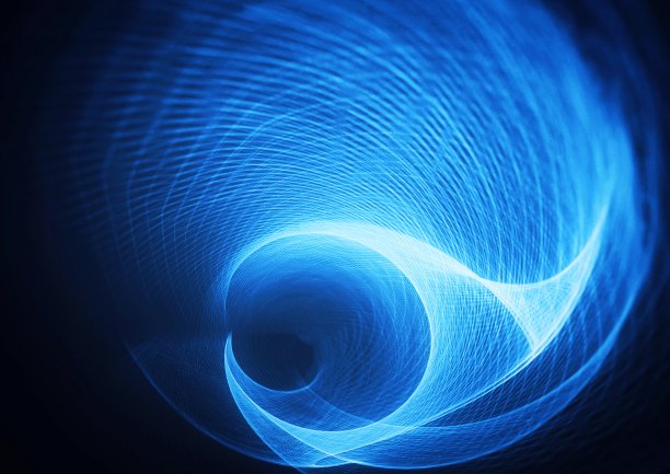 抽象背景旋涡蓝光图片下载