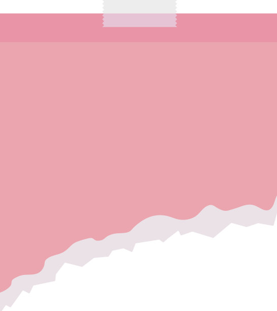 粉红色的撕纸图片下载