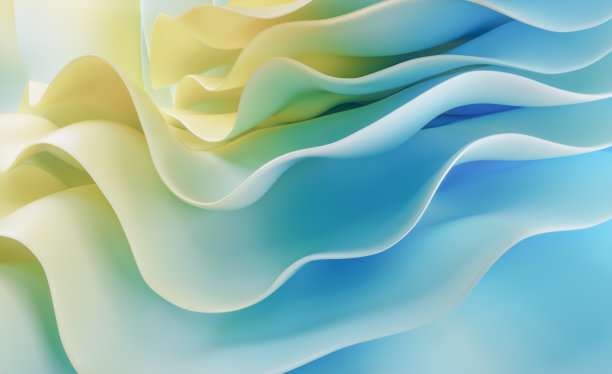 摘要三维抽象波浪背景图片下载