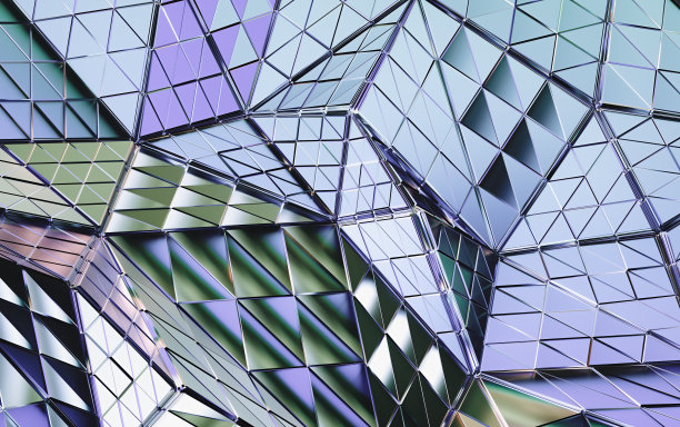 由三角形组成的抽象背景图片下载