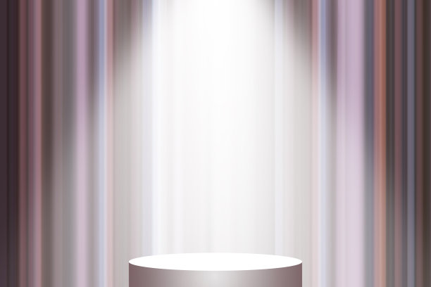 空的圆形讲台或展台，在抽象的背景上展示产品。图片下载