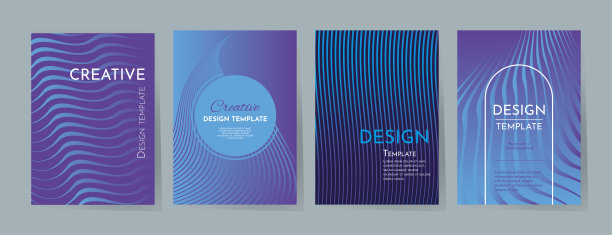 一套现代封面设计。图片下载