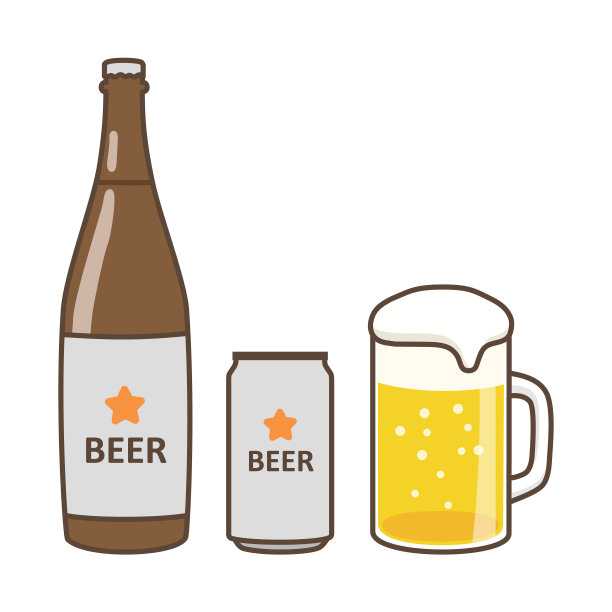 啤酒，罐装啤酒，啤酒杯图片下载